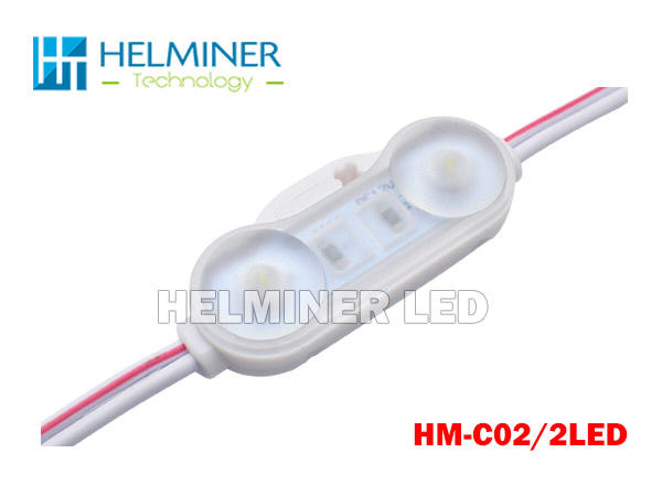 12VDC 2 LED MODULE FOR SIGN LIGHTING | 170° diffuse reflection bat wing lens IP67 Samsung LED Module ,moduli Z2U